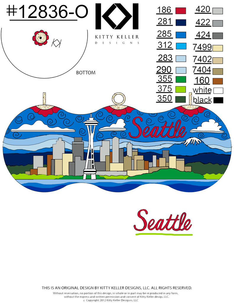 Seattle, Washington Cloisonne