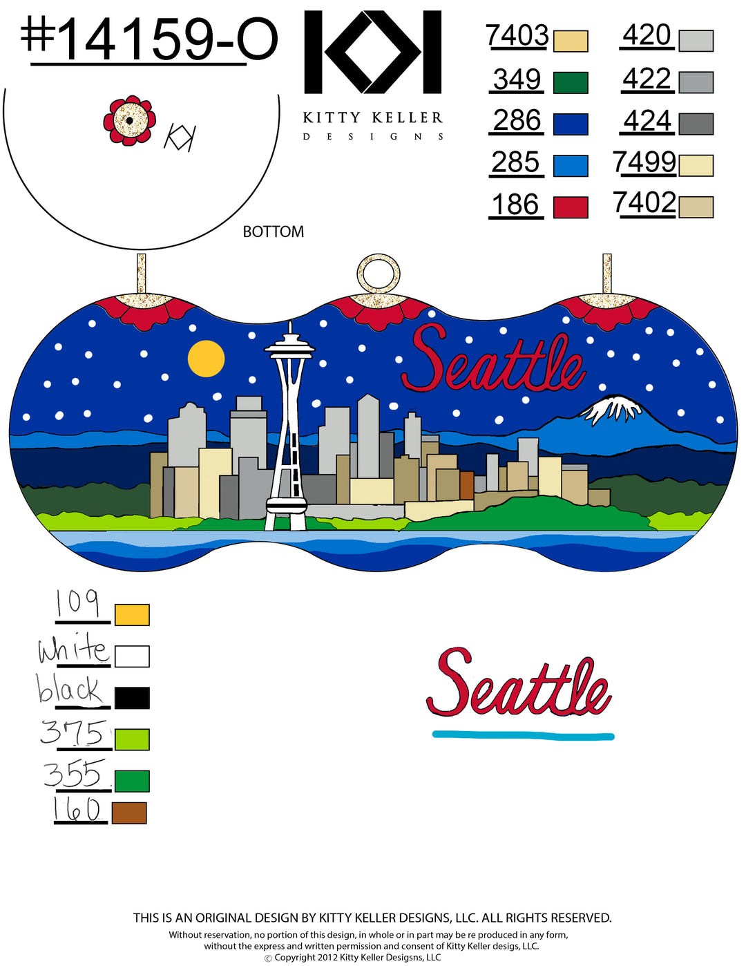 Seattle, WA Night Scene