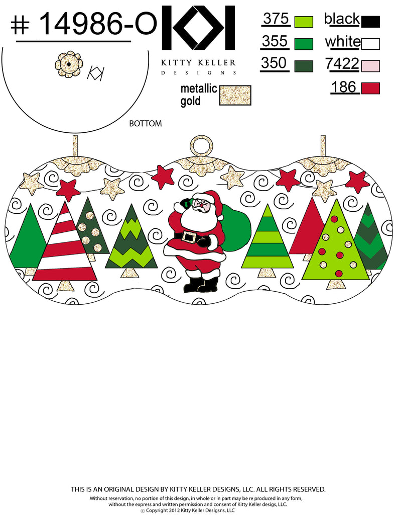 Santa with Trees