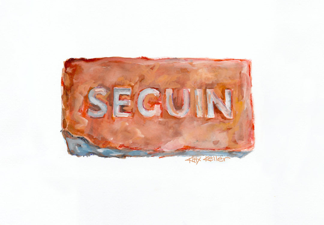 Seguin Brick' Giclee Print