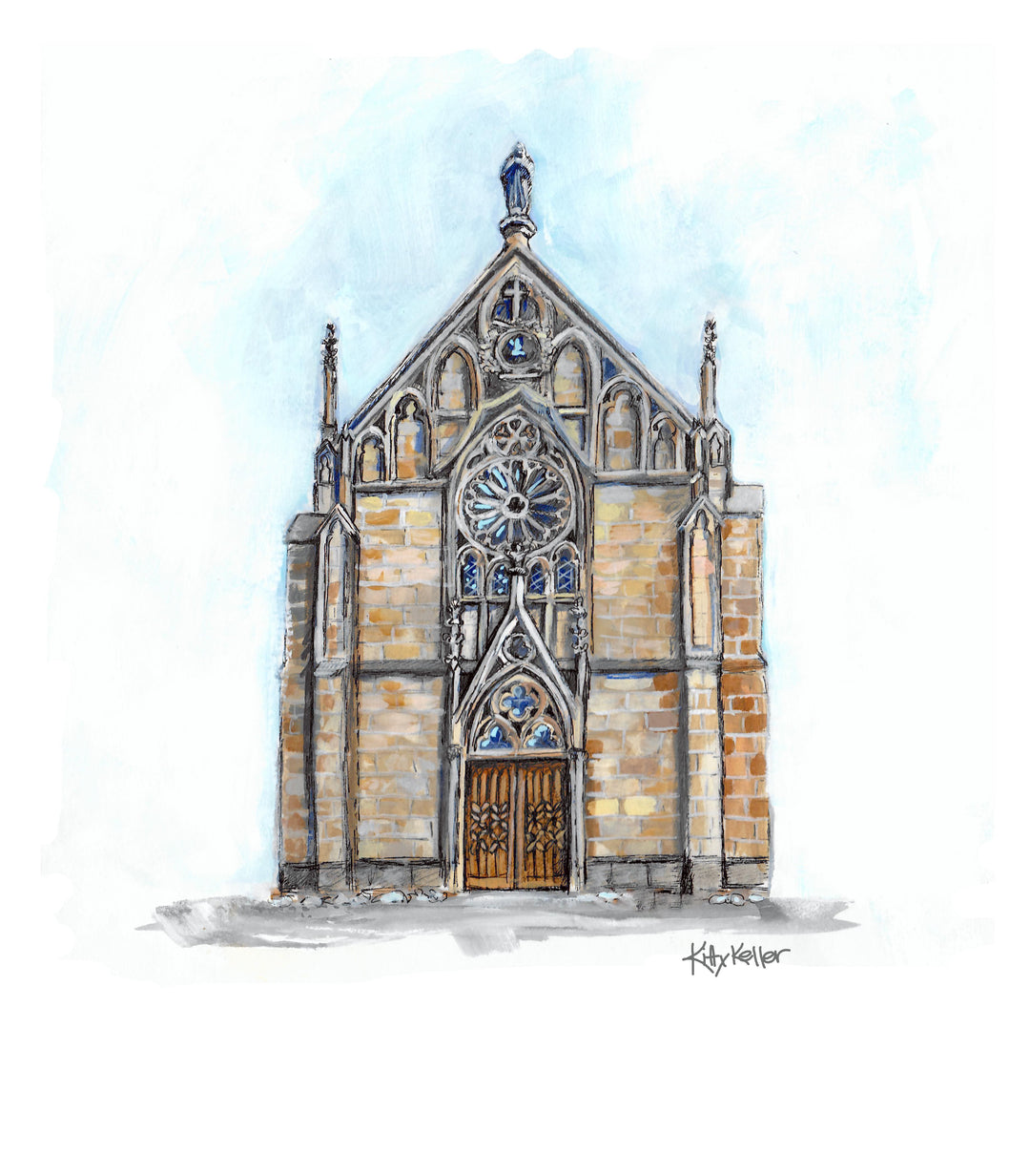 Loretto Chapel, Santa Fe, New Mexico Giclee Print