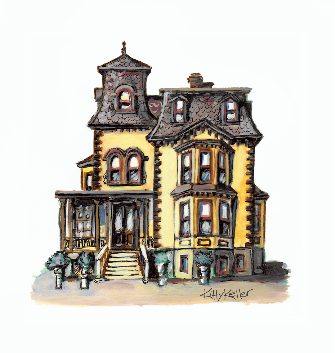 Fulton Mansion Giclee Print