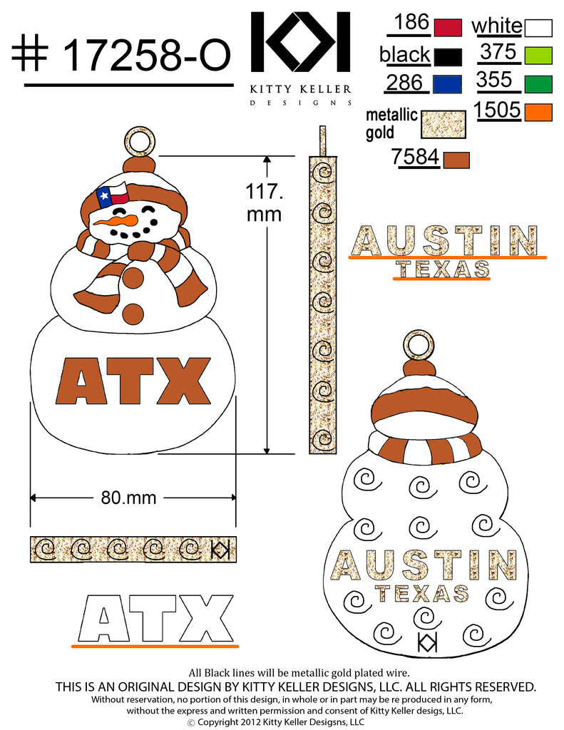 Round Snowman Austin TX