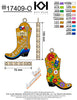 San Antonio themed boot shape