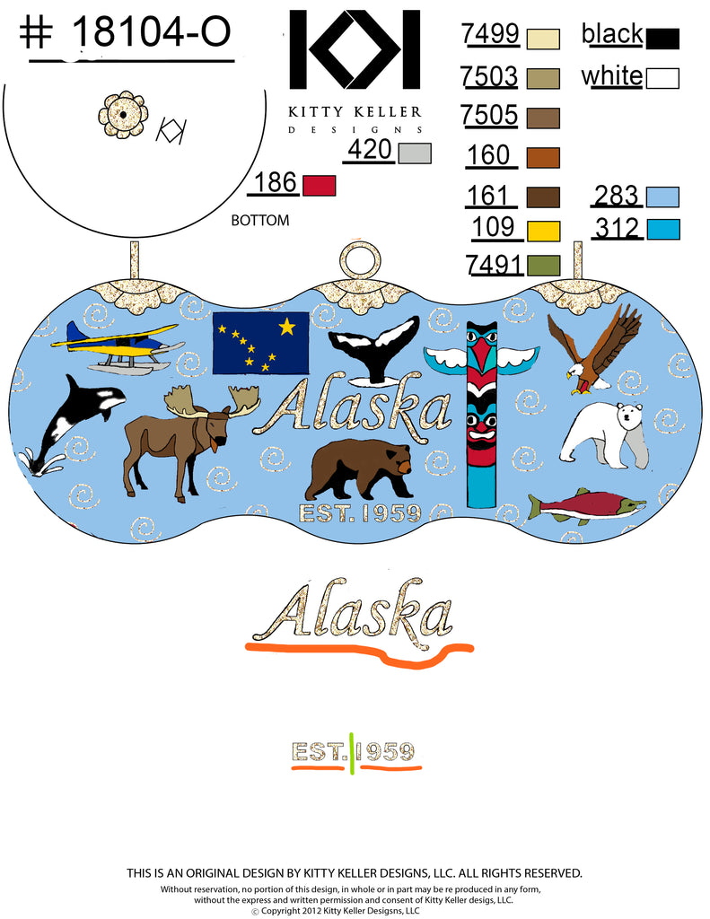 Alaska Light Blue Background