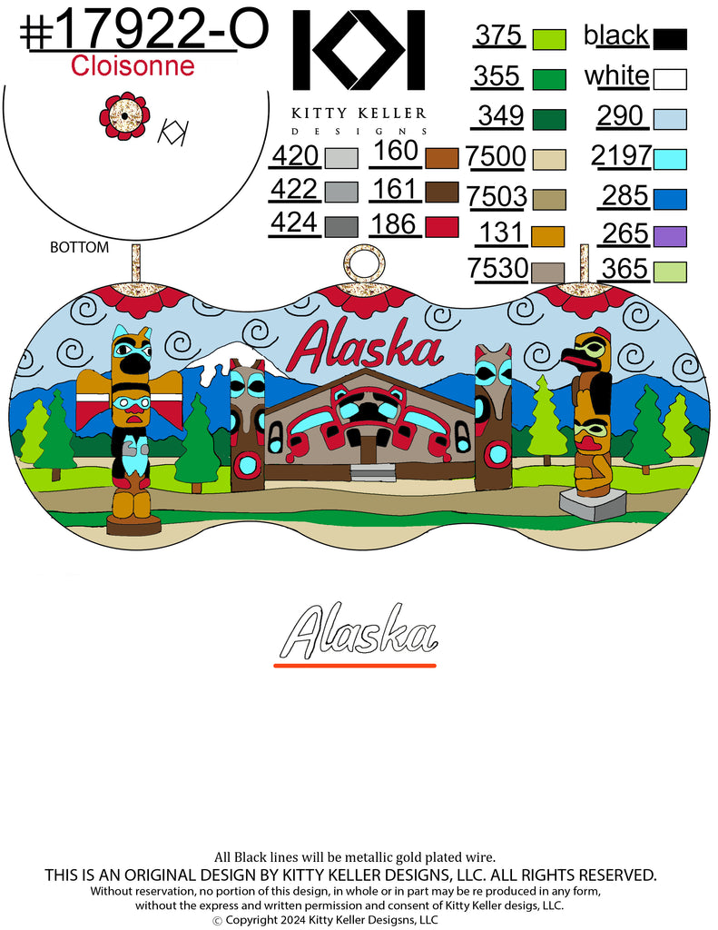 Alaska Totem Pole + House