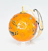 New Orleans Jazz Orange Cloisonné Christmas Ornament