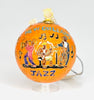 New Orleans Jazz Orange Cloisonné Christmas Ornament