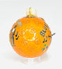 New Orleans Jazz Orange Cloisonné Christmas Ornament