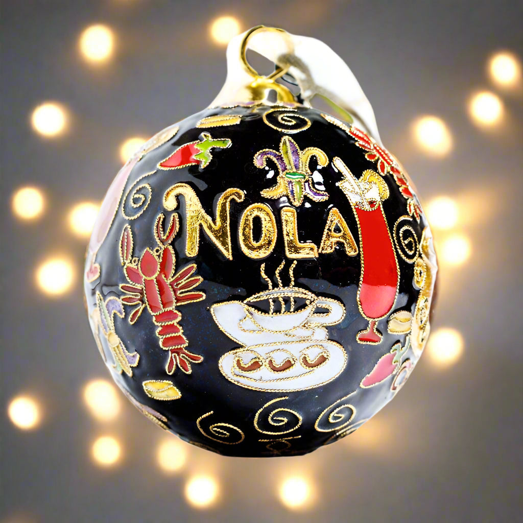 NOLA Foods with Black Background