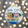 NOLA Cityscape Round Cloisonne Orn