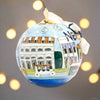 NOLA Cityscape Round Cloisonne Orn