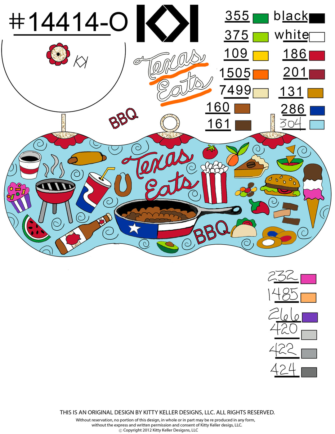 Texas Eats Blue BG