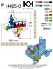 Texas Shape with Texas Icons