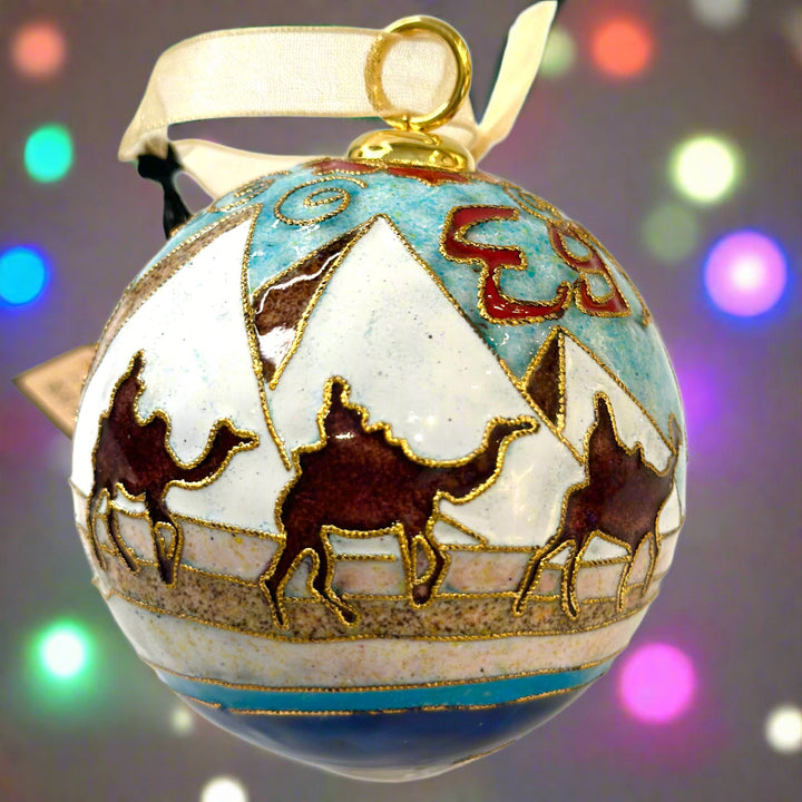 Egypt Themed Ornament with Pyramids