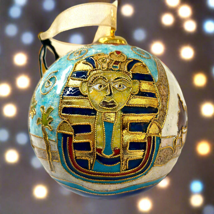 Egypt Themed Ornament with Pyramids