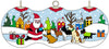 Santa Delights the Dogs Winter Village