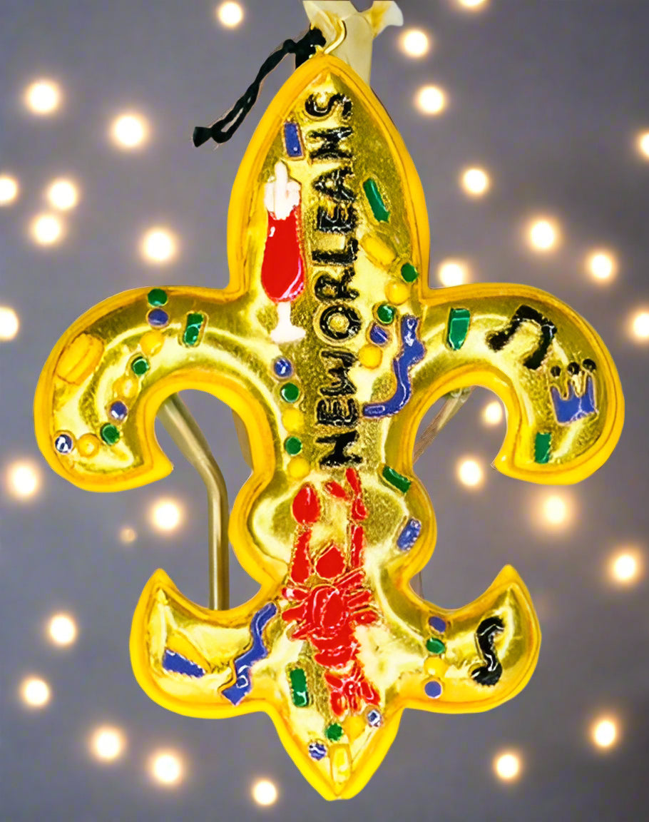 FDL Shape with Gold Background and Icons