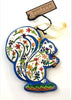 Seguin Squirrel Shaped Cloisonné Christmas Ornament