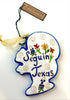 Seguin Squirrel Shaped Cloisonné Christmas Ornament