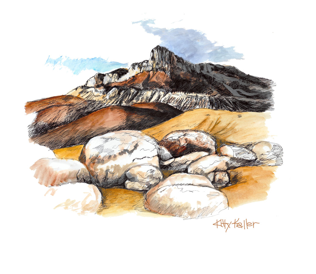 El Capitan, Guadalupe Mountains National Park Giclee Print