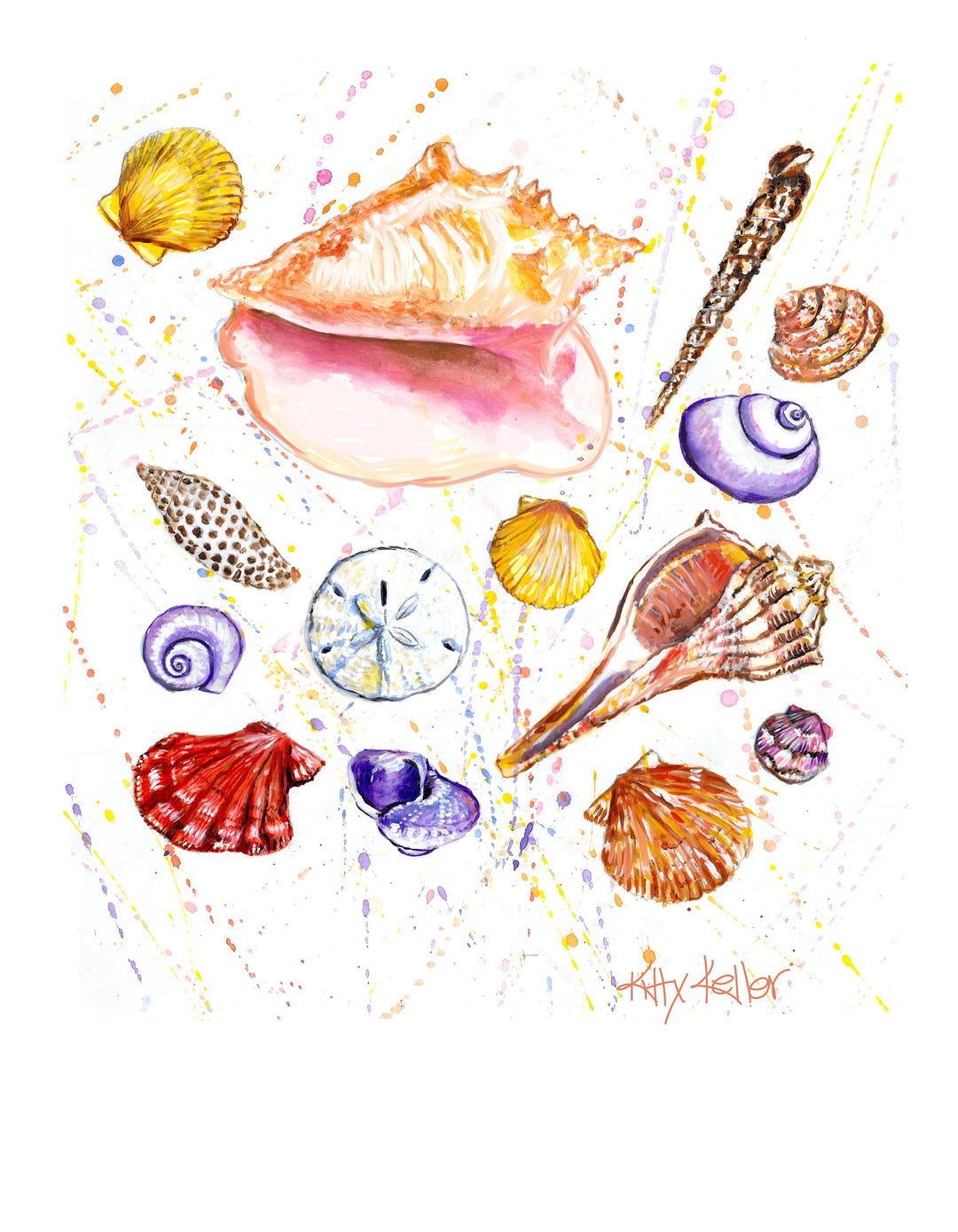 Seashells Giclee Print