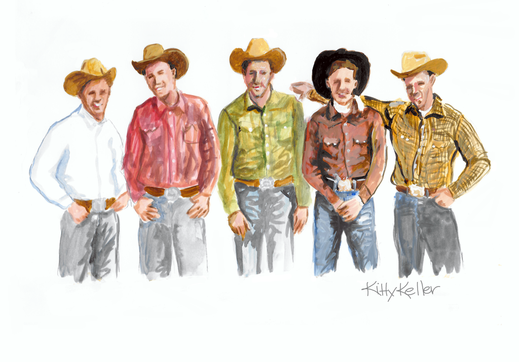 Cowboys Giclee Print