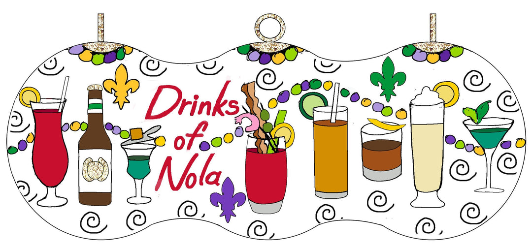 Drinks of NOLA - White BG