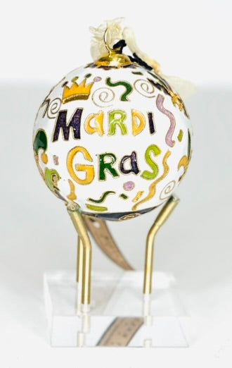 Mardi Gras Float, New Orleans, Louisiana - White Background