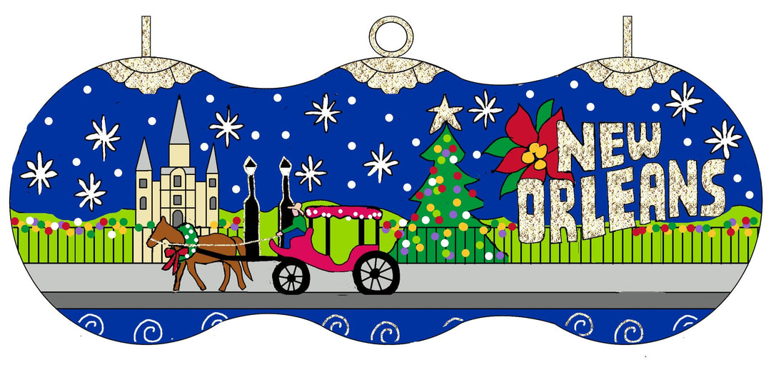 NOLA French Quarter with Horse and Buggy