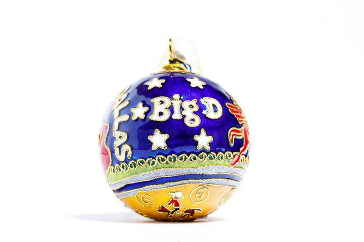 Dallas TX City themed ornament round