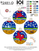 Dallas TX City themed ornament round