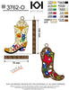 Boot Shape with Texas Icons