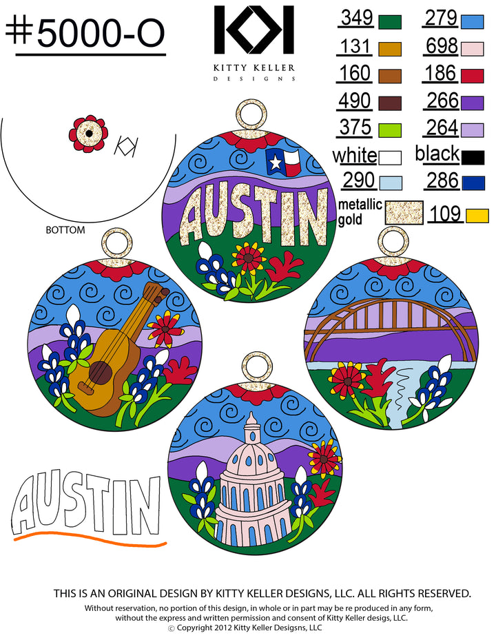 Austin Landscape Cloisonne
