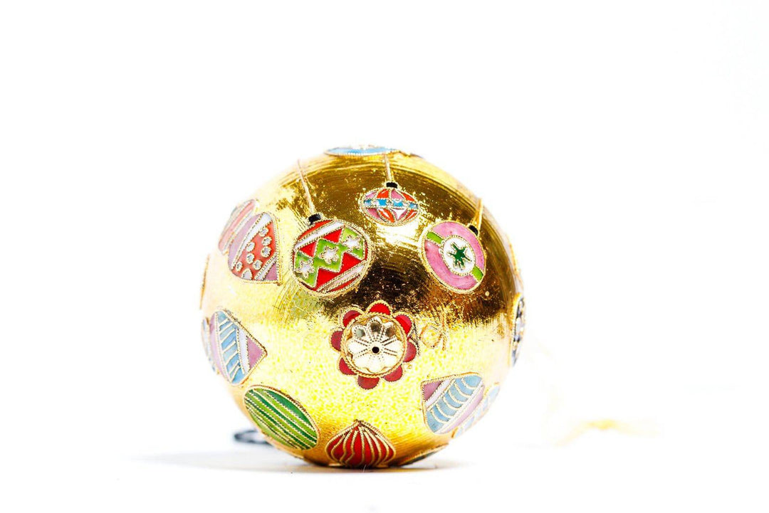 Ornaments Hanging Metallic Gold