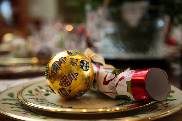 Ornaments Hanging Metallic Gold