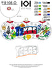 Texas Postcard Icons White