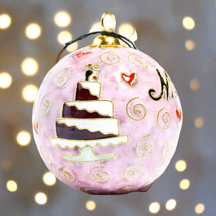 Mr & Mrs Wedding Themed Pink BG