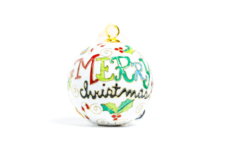 Merry Christmas with Stocking Holly Candy Cane