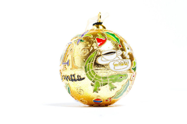 NOLA Christmas Icons Metallic Gold BG