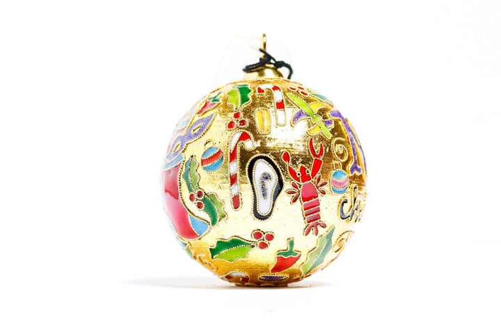 NOLA Christmas Icons Metallic Gold BG
