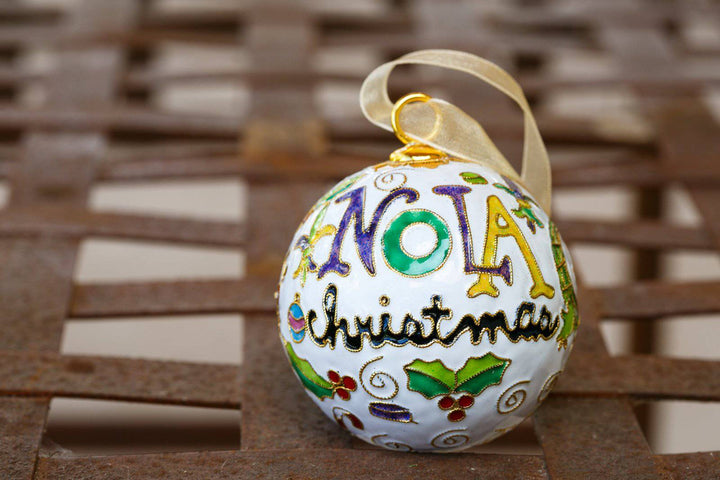 NOLA Christmas Icons White