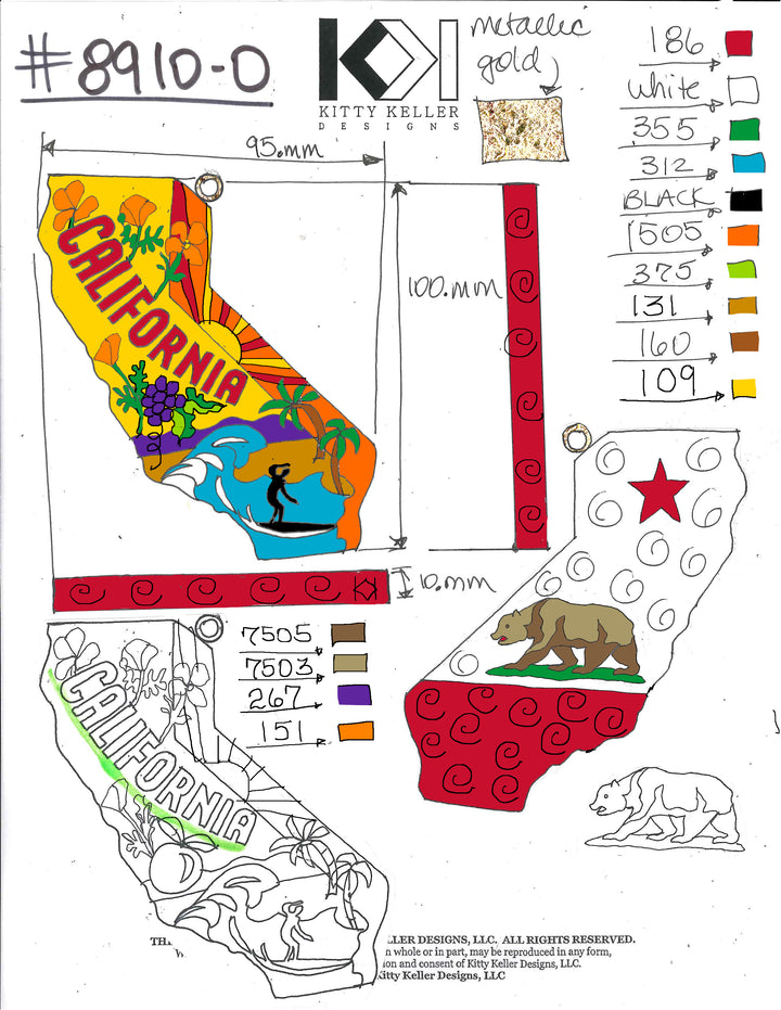 State of California Shape