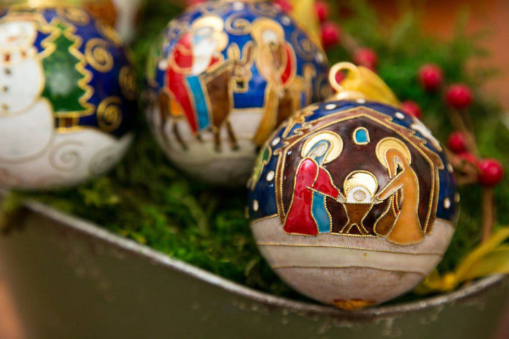 Nativity Scene with Night Sky