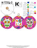NOLA Sugar Skulls Pink Cloisonne Orn