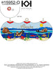 Alaska Sea Otters Cloisonné Christmas Ornament