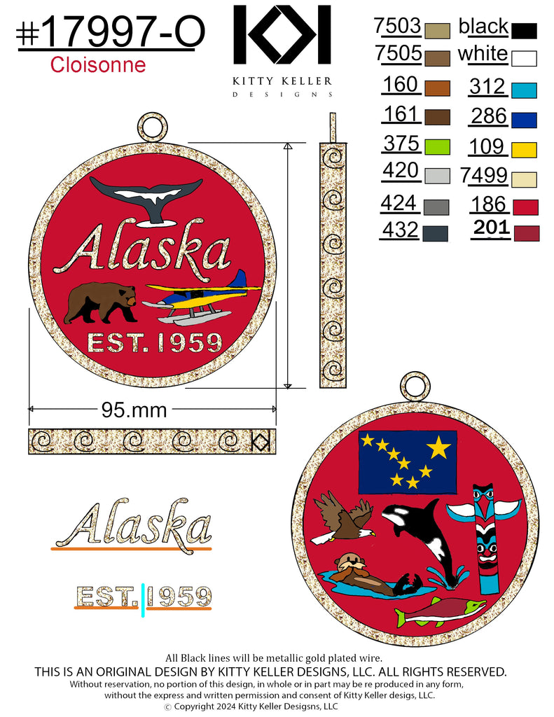 Alaska Icons Disc Shape
