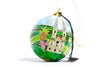 Savannah Georgia Round Cloisonné Christmas Ornament