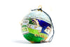 Savannah Georgia Round Cloisonné Christmas Ornament