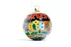 Charleston South Carolina Postcard Round Cloisonné Christmas Ornament